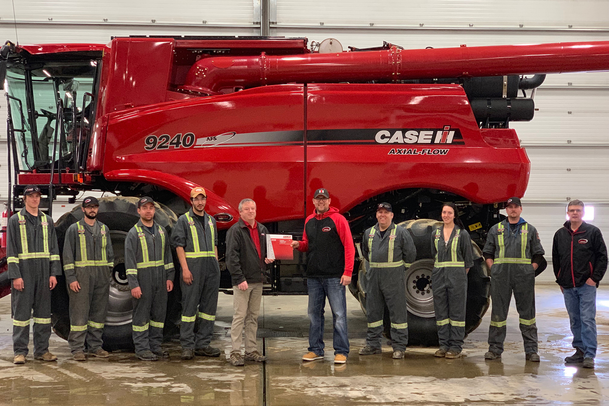 Case IH Pinnacle Service Award for Assiniboia